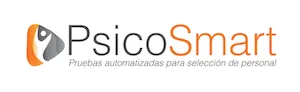 Logo de Psicosmart, la marca en color naranja